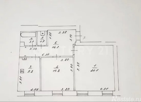 Продажа 2-комн квартиры на вторичном рынке Пушкарёв пер,  д. 19