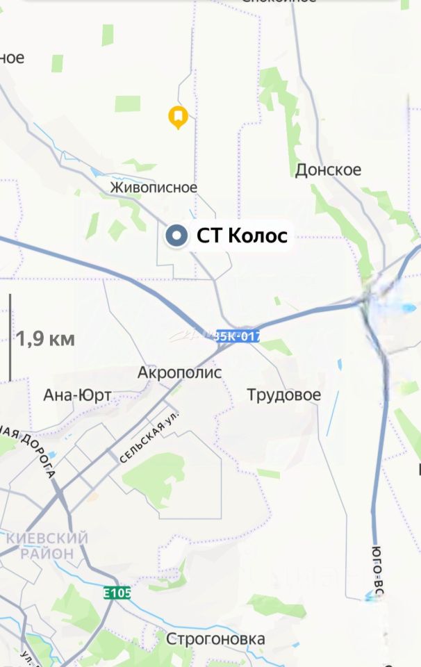 Продажа земли д. Кипень, Колос СНТ