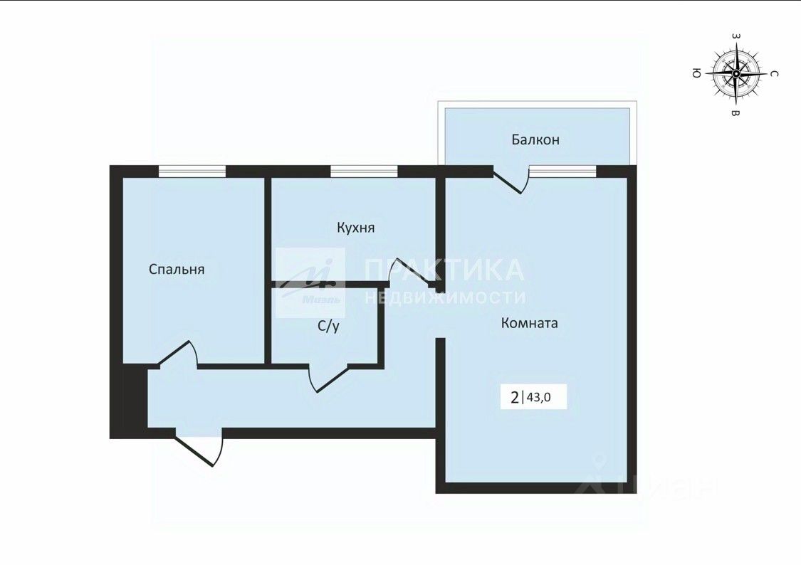 Продажа 2-комн квартиры на вторичном рынке Ивантеевка, Задорожная улица, 12