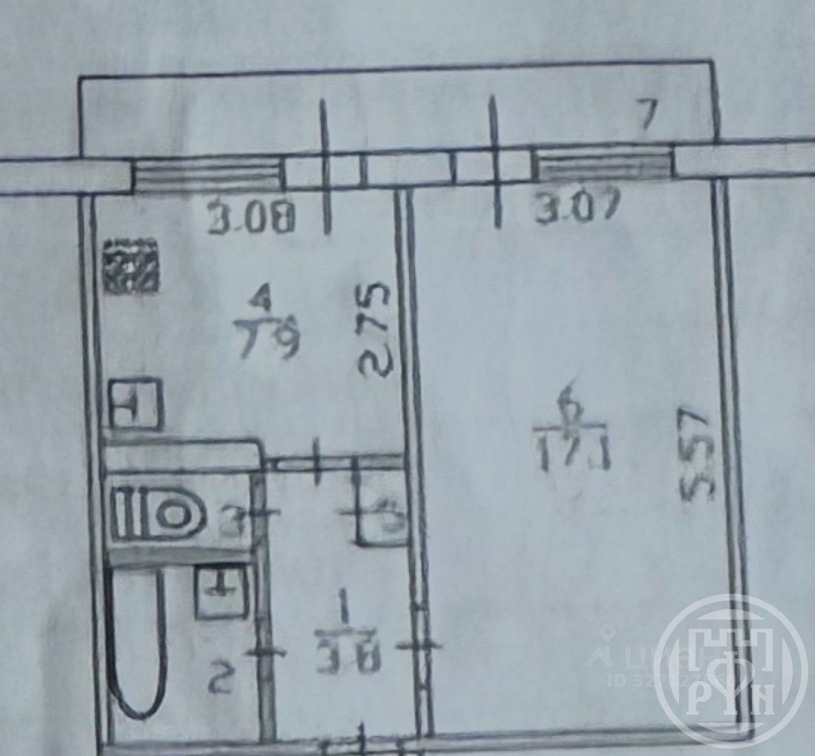 Продажа 1-комн квартиры на вторичном рынке Назия пгт, улица Вокзальная,  д. 6