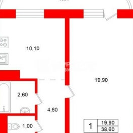 Продажа 1-комн квартиры на вторичном рынке ул Олеко Дундича,  д. 35,  к. 1
