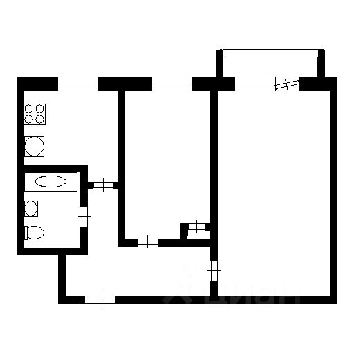 Аренда 2-комн квартиры на вторичном рынке 6-я Парковая улица, 27