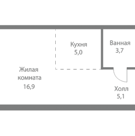 Продажа студии Москва г., Сколковское ш.,  к. 4