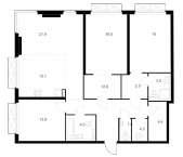 Продать Квартиры в новостройке Москва г., Заречная ул.   2.2.2