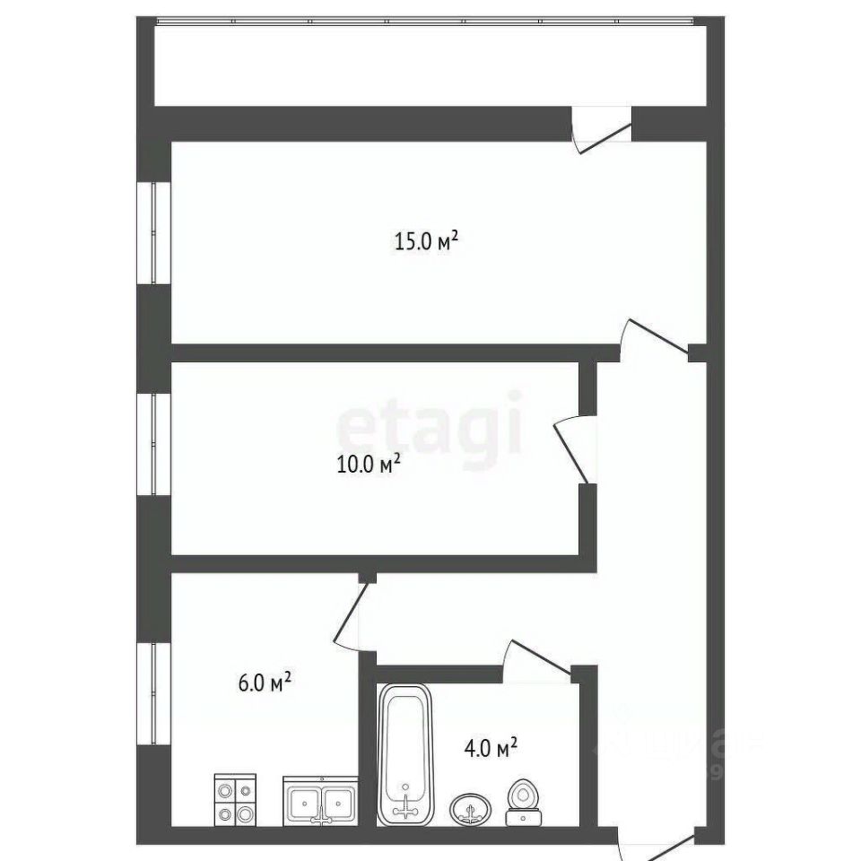 Продажа 2-комн квартиры на вторичном рынке Михалковская улица, 15