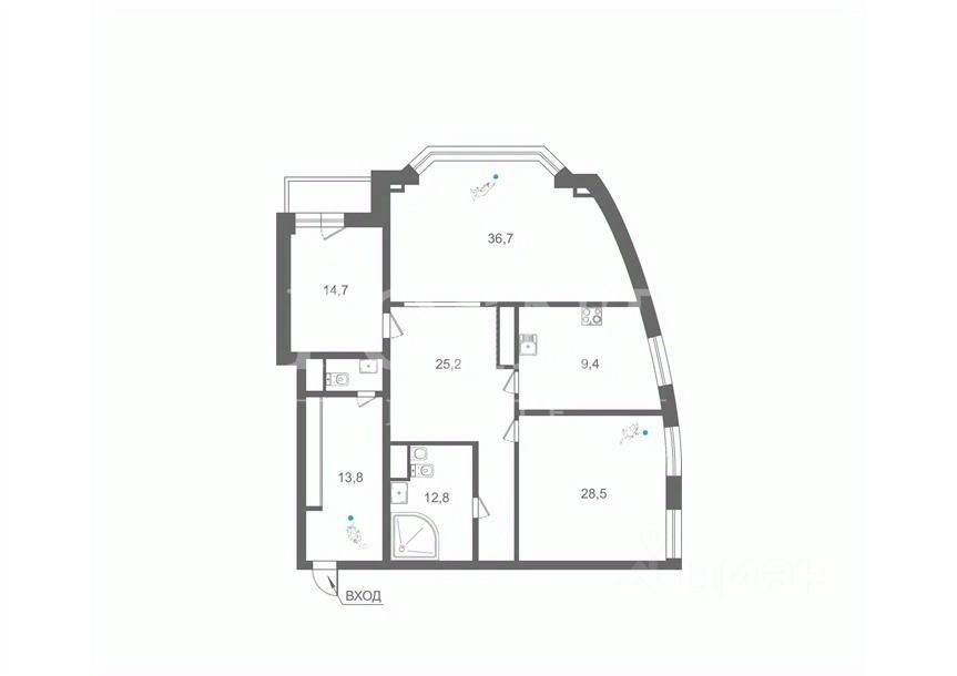 Продажа 3-комн квартиры на вторичном рынке Мичуринский проспект, 29