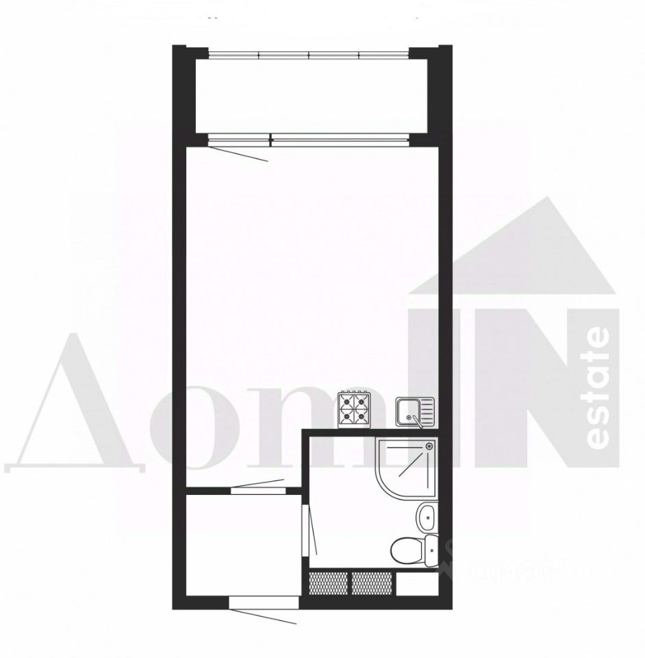 Продажа студии Мурино, улица Графская, 6к4