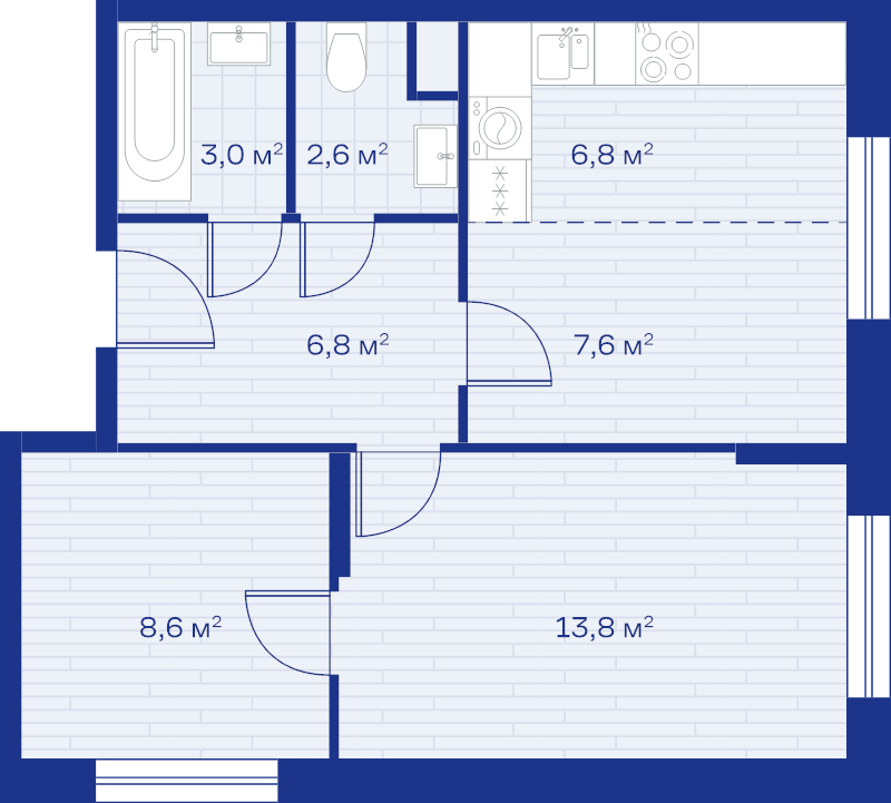 Продажа 2-комн квартиры в новостройке Аристово п., Весенняя ул.,  к. 1