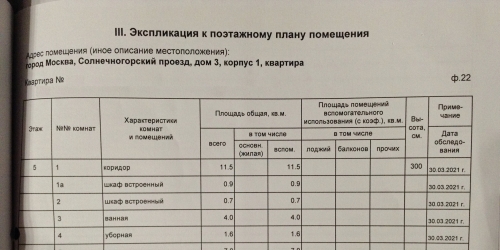 2-комн квартира Солнечногорский проезд,  д. 3 к1