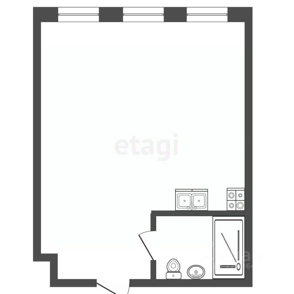 Продажа студии Летниковская улица, 13