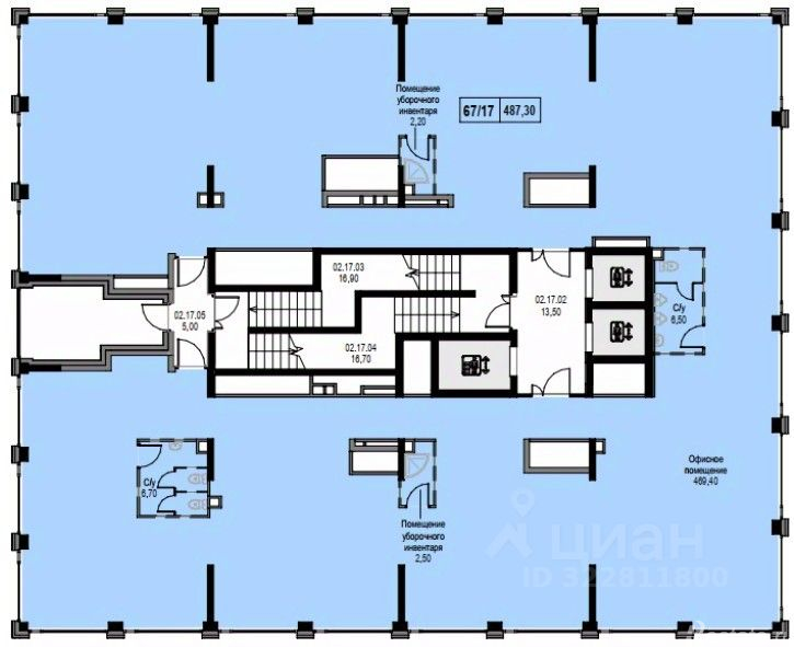 Продажа офиса улица Академика Челомея