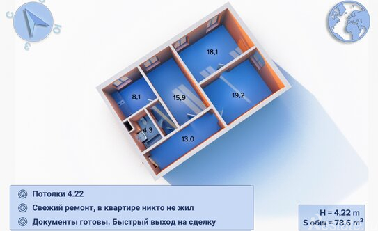 Продажа 3-комн квартиры на вторичном рынке Стачек пр-кт,  д. 160