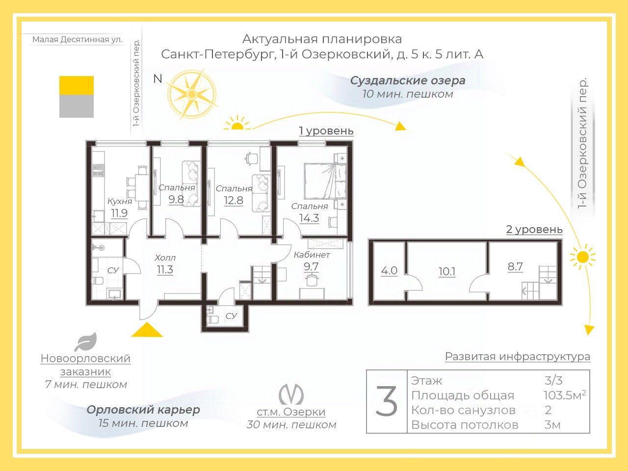 Продажа 4-комн квартиры на вторичном рынке 1-й Озерковский переулок, 5к5