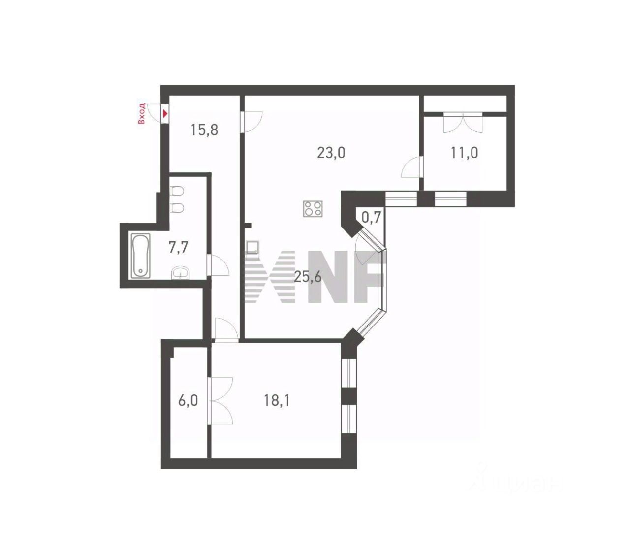 Продажа 3-комн квартиры на вторичном рынке Большая Морская улица, 4