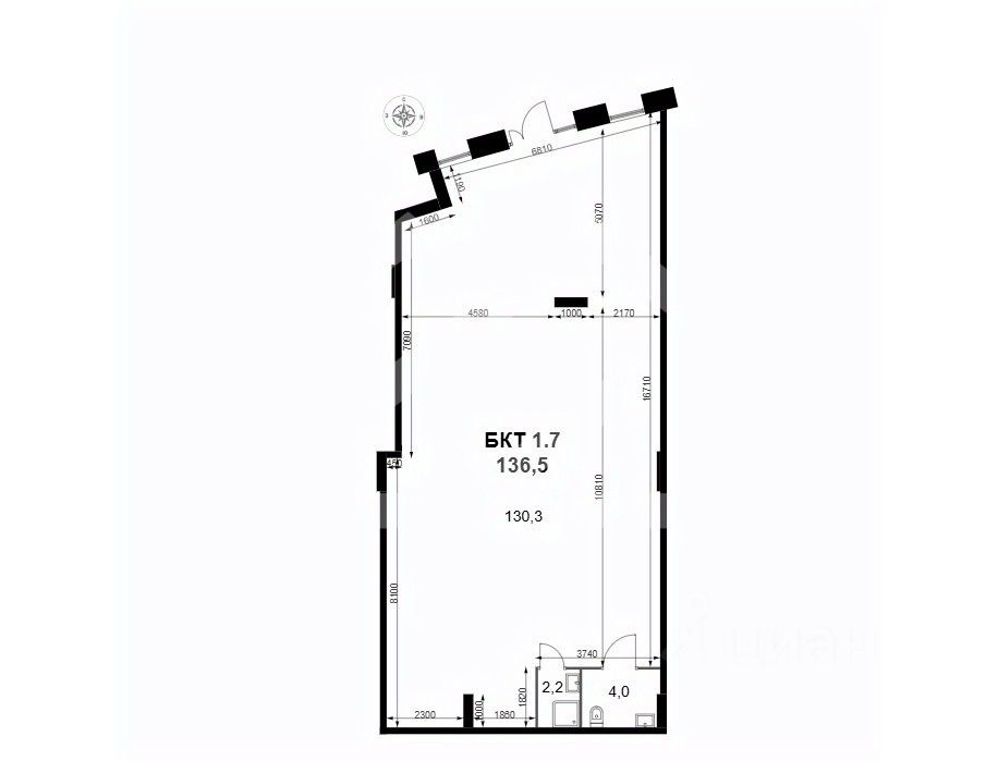 Продажа торгового помещения Московская улица,  д. 8А