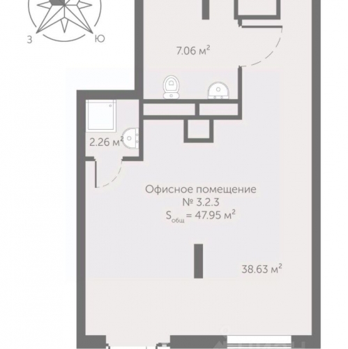 Помещение свободного назначения Октябрьская наб,  д. 40 литК