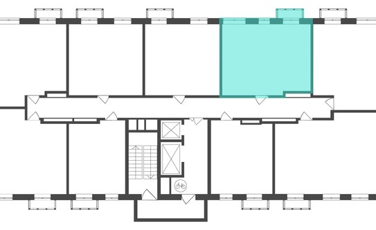 Продажа 2-комн квартиры на вторичном рынке Железнодорожный, пр-кт Героев,  д. 11