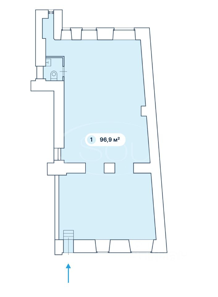 Продажа торгового помещения Бронная М. ул,  д. 4
