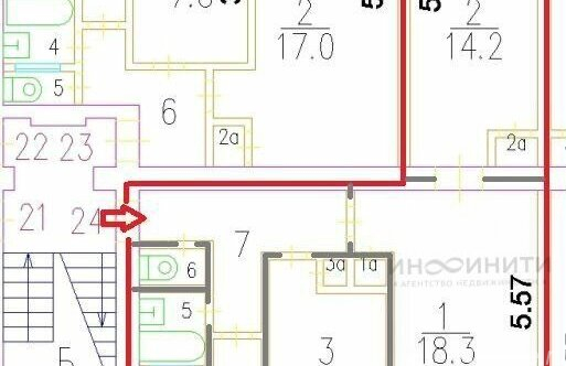 Продажа 3-комн квартиры на вторичном рынке Филевская М. ул,  д. 6 к2