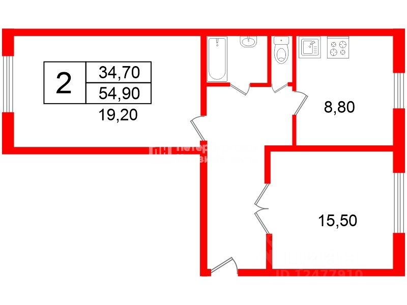 Продажа 2-комн квартиры на вторичном рынке улица Фрунзе, 16