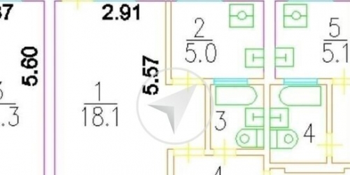 1-комн квартира Пироговская М. ул,  д. 23