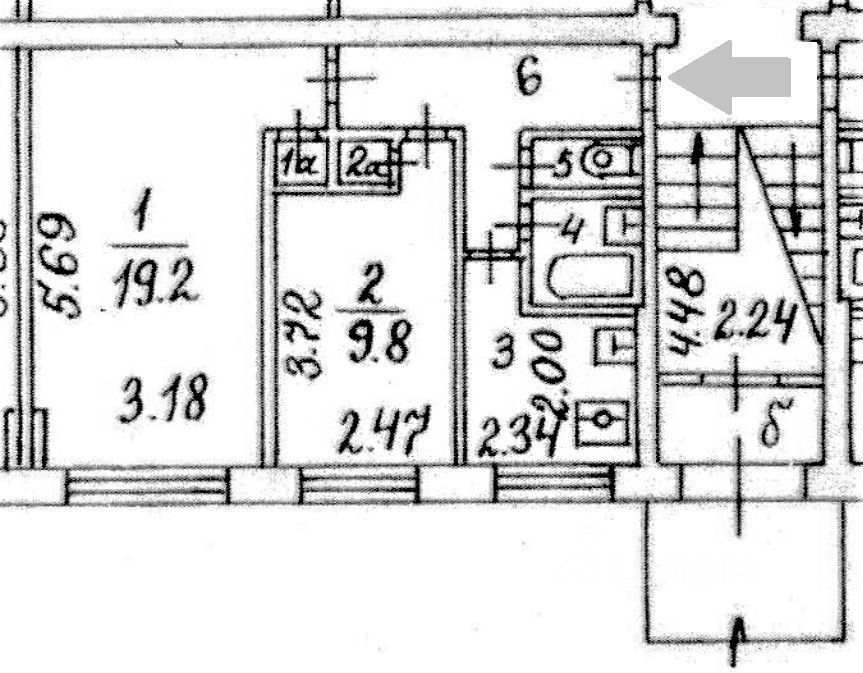 Продажа 2-комн квартиры на вторичном рынке Планерная улица, 1К4
