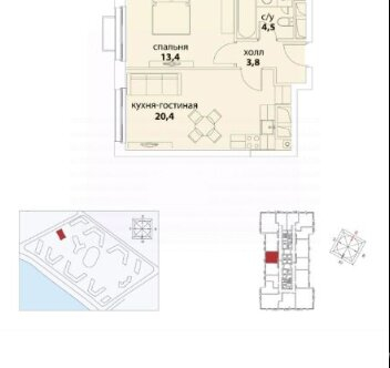 Продажа 1-комн квартиры на вторичном рынке Шелепихинская наб,  д. 34,  к. 6