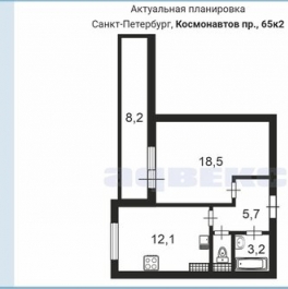 Продажа 1-комн квартиры на вторичном рынке Космонавтов пр-кт,  д. 65 к2