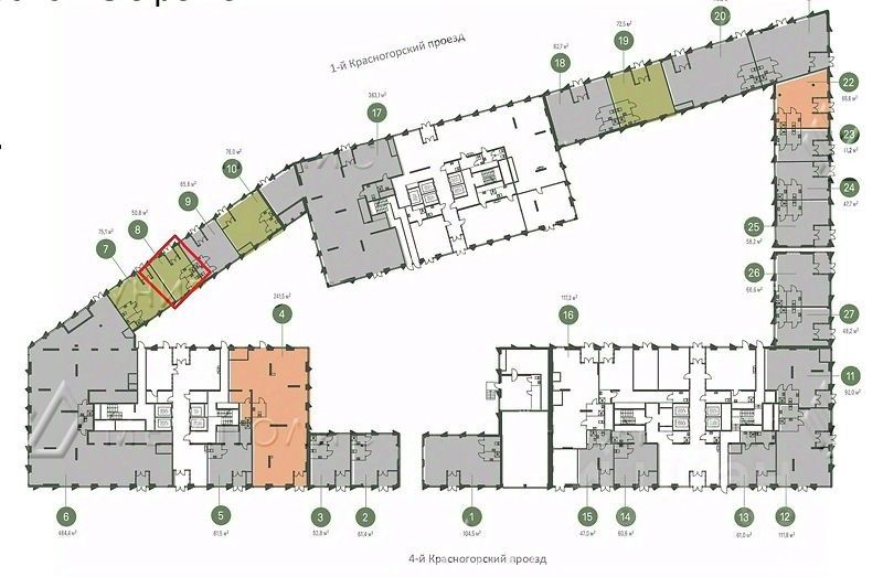 Продажа торгового помещения Красногорский 1-й проезд,  д. 4 с1А