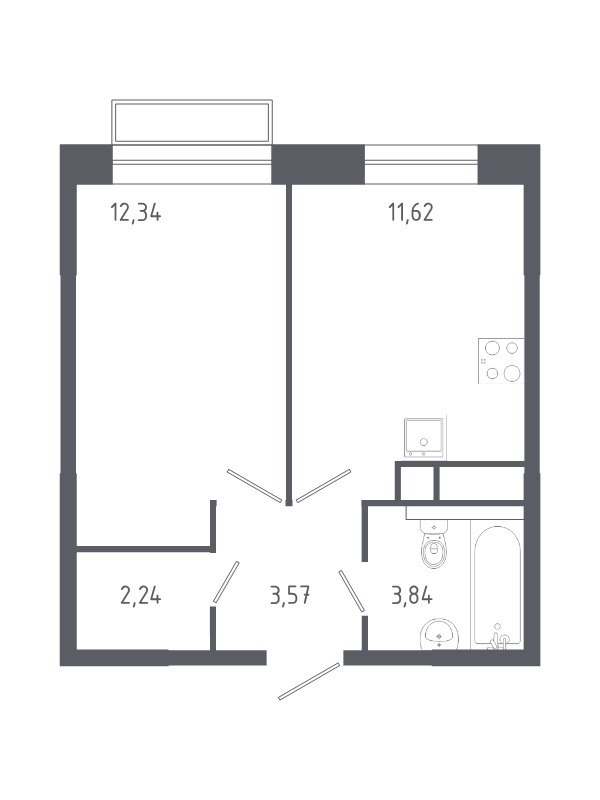 Продажа 1-комн квартиры в новостройке Балашиха г., Павлино мкр.,  к. 6
