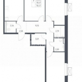 Продажа 3-комн квартиры на вторичном рынке Мисайлово д, Литературный б-р,  д. 3