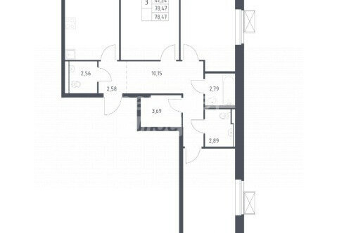 Продажа 3-комн квартиры на вторичном рынке Мисайлово д, Литературный б-р,  д. 3