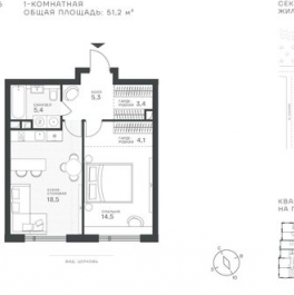 Продажа 1-комн квартиры в новостройке ул Крылатская,  д. 33,  к. 1