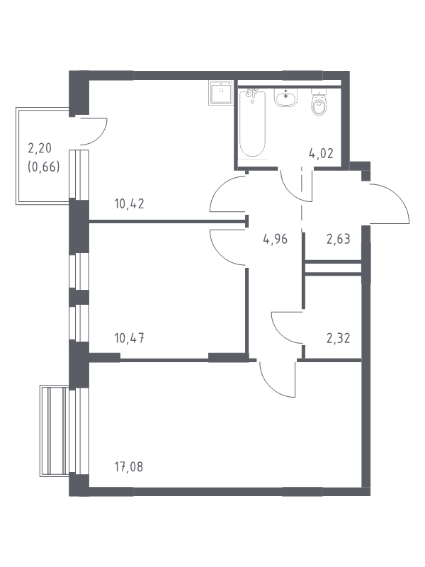 Продажа 2-комн квартиры в новостройке Лайково с., Лесная ул.,  к. 59