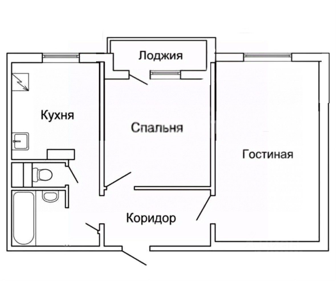 Продажа 2-комн квартиры на вторичном рынке Мытищи, Юбилейная улица, 37к1