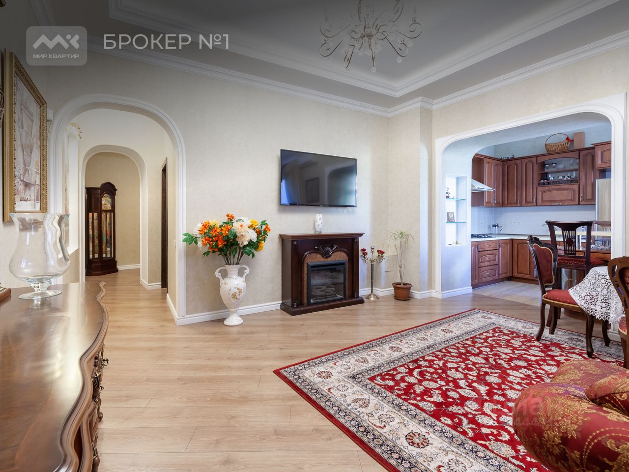 Аренда 3-комн квартиры на вторичном рынке Караванная улица, 24