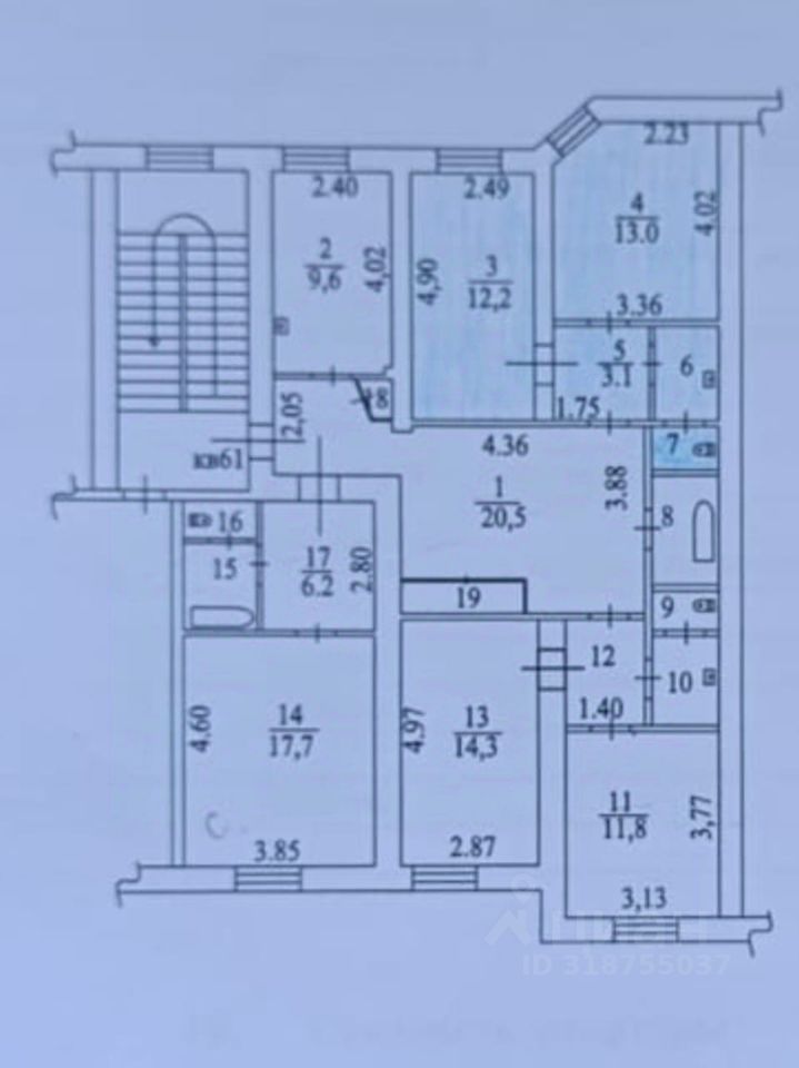 Продажа комнаты Волосово, Ленинградская улица, 5