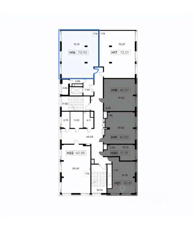 Продажа офиса ул Челюскина,  д. 8,  к. 1