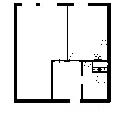 Продажа 1-комн квартиры на вторичном рынке улица Савушкина, 104