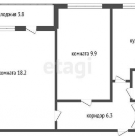 Продажа 2-комн квартиры на вторичном рынке Индустриальный пр-кт,  д. 20 к1