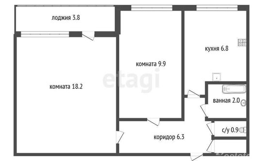 Продажа 2-комн квартиры на вторичном рынке Индустриальный пр-кт,  д. 20 к1