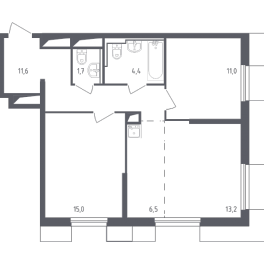 Продажа 2-комн квартиры в новостройке Раздоры д., Мякининское ш., к. 19 Продажа 2-комн квартиры в новостройке Раздоры д., Мякининское ш., к. 19