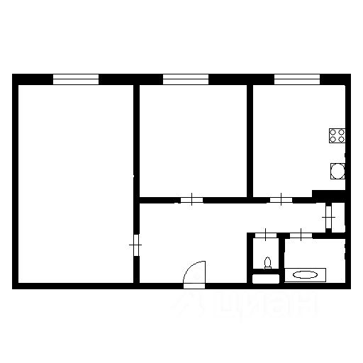 Продажа 2-комн квартиры на вторичном рынке проспект Авиаконструкторов, 18К1
