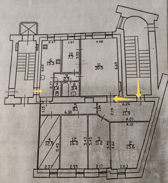 Продажа комнаты Съезжинская улица, 19