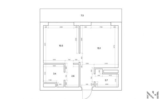 Продажа 2-комн квартиры на вторичном рынке Передовиков ул,  д. 19,  к. 1