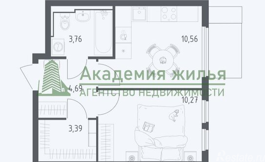 Продажа 1-комн квартиры на вторичном рынке ул Любучанская,  д. 2,  к. 1
