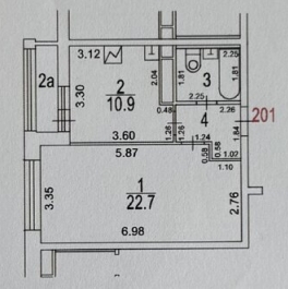 Продажа 1-комн квартиры на вторичном рынке Аминьевское ш,  д. 4Д к1