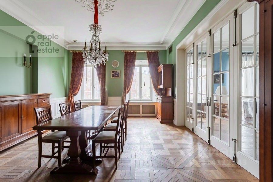 Аренда 6-комн квартиры на вторичном рынке улица Остоженка, 7С1