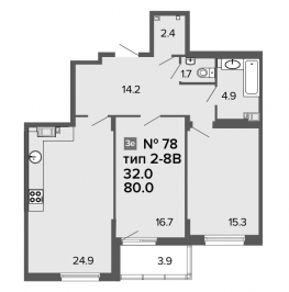 Продажа 3-комн квартиры в новостройке Санкт-Петербург г., 11-я Красноармейская ул.,  к. 1