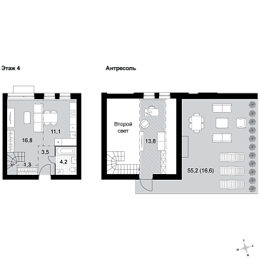 Продажа 1-комн квартиры в новостройке Докукино д., Цветочная ул.,  к. 1.1